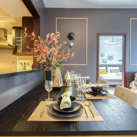 Maison Privee - Radiant Urban Retreat With Iconic Burj Khalifa Vws Дубай Экстерьер фото